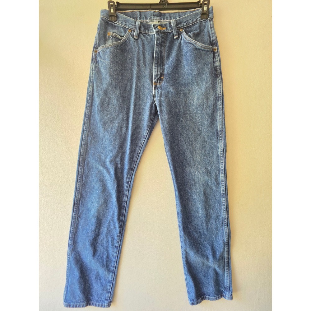 Wrangler Authentic Jeans‎ Womens 32x34 Blue Straight Leg 100% Cotton 96501MR